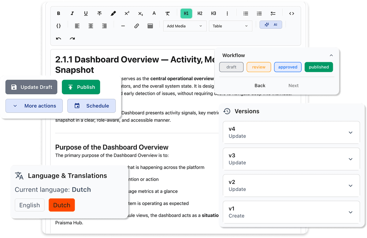 Multi-language content