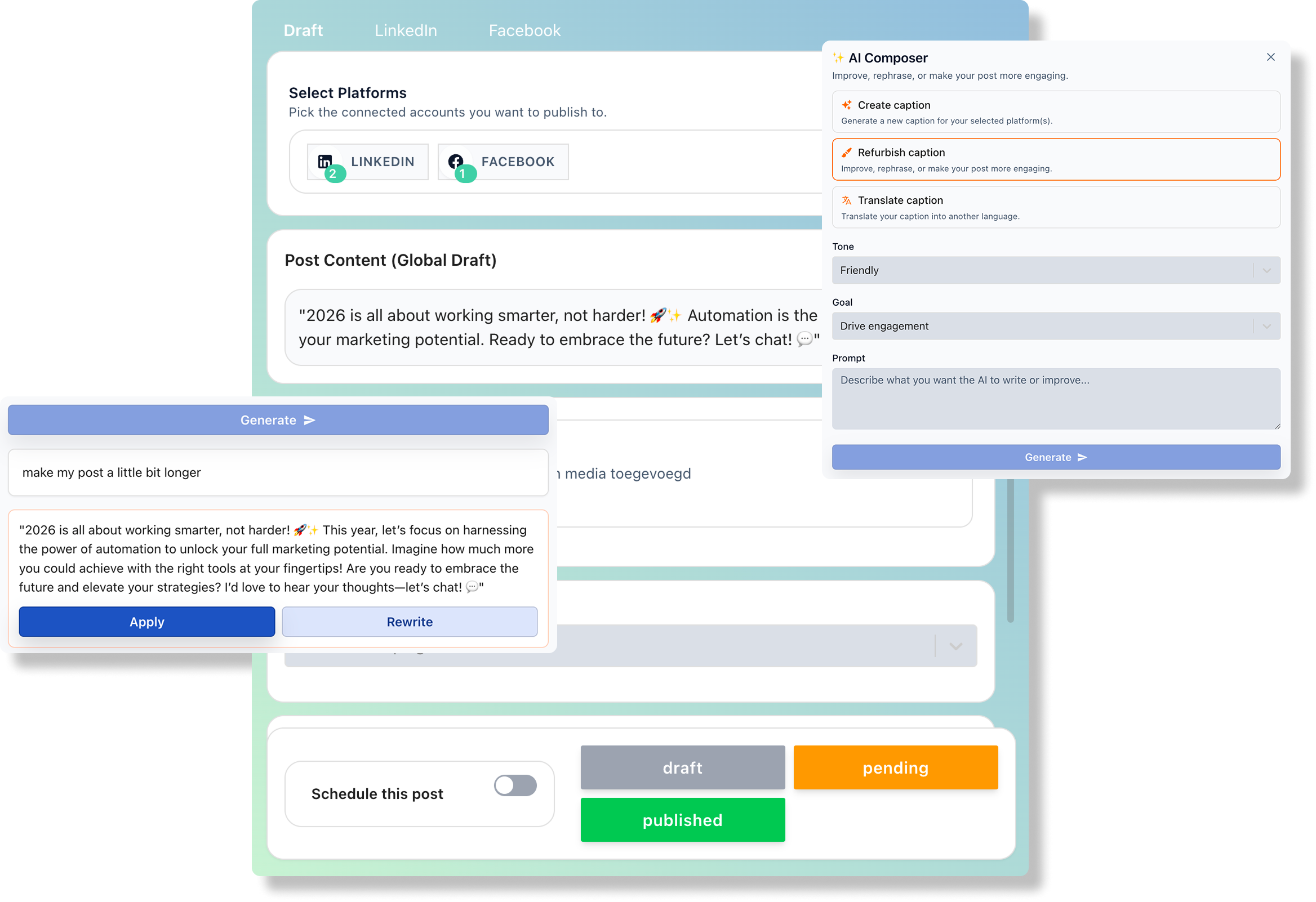 AI content generation